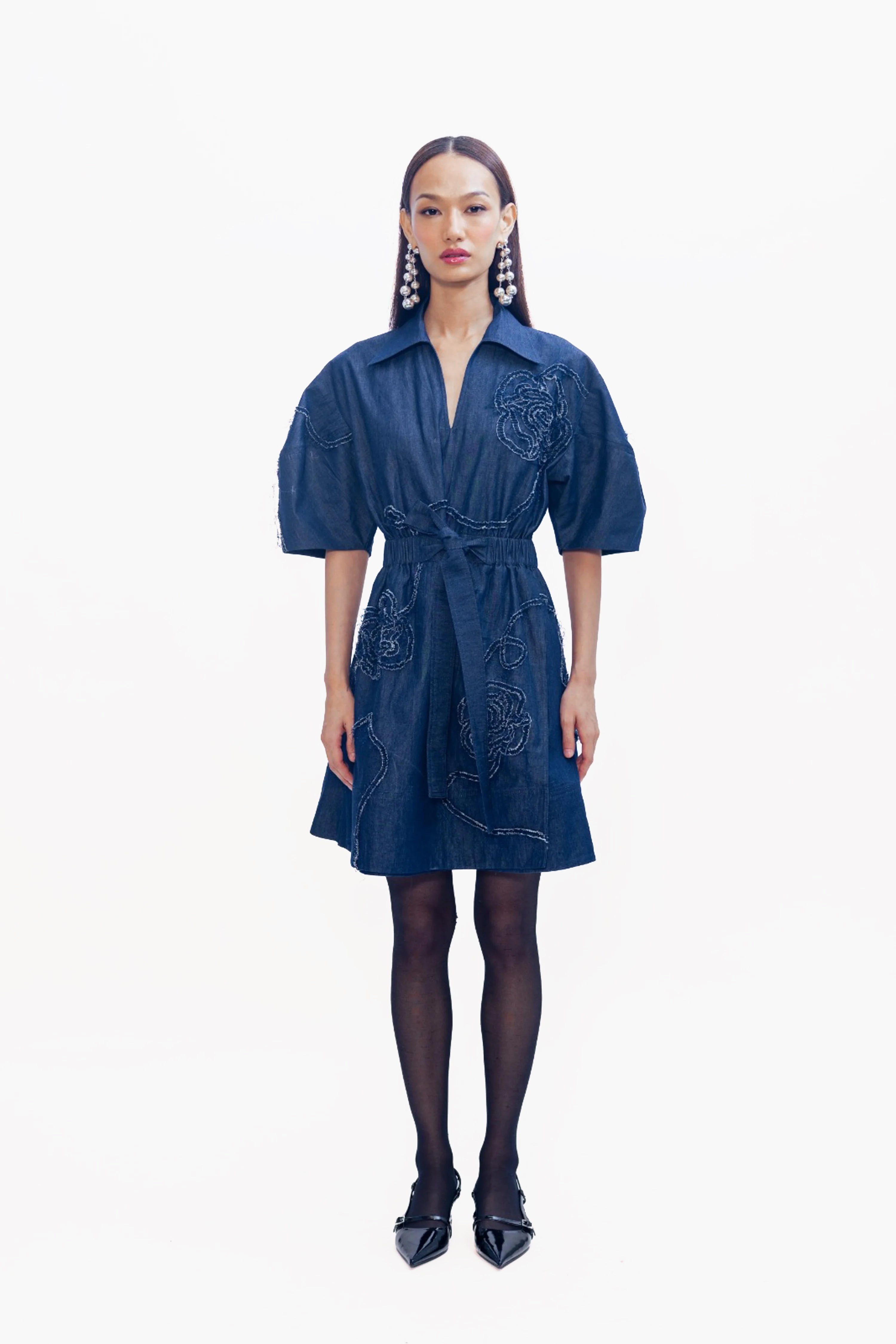 Aero Denim Dress – Lovebirds Studio