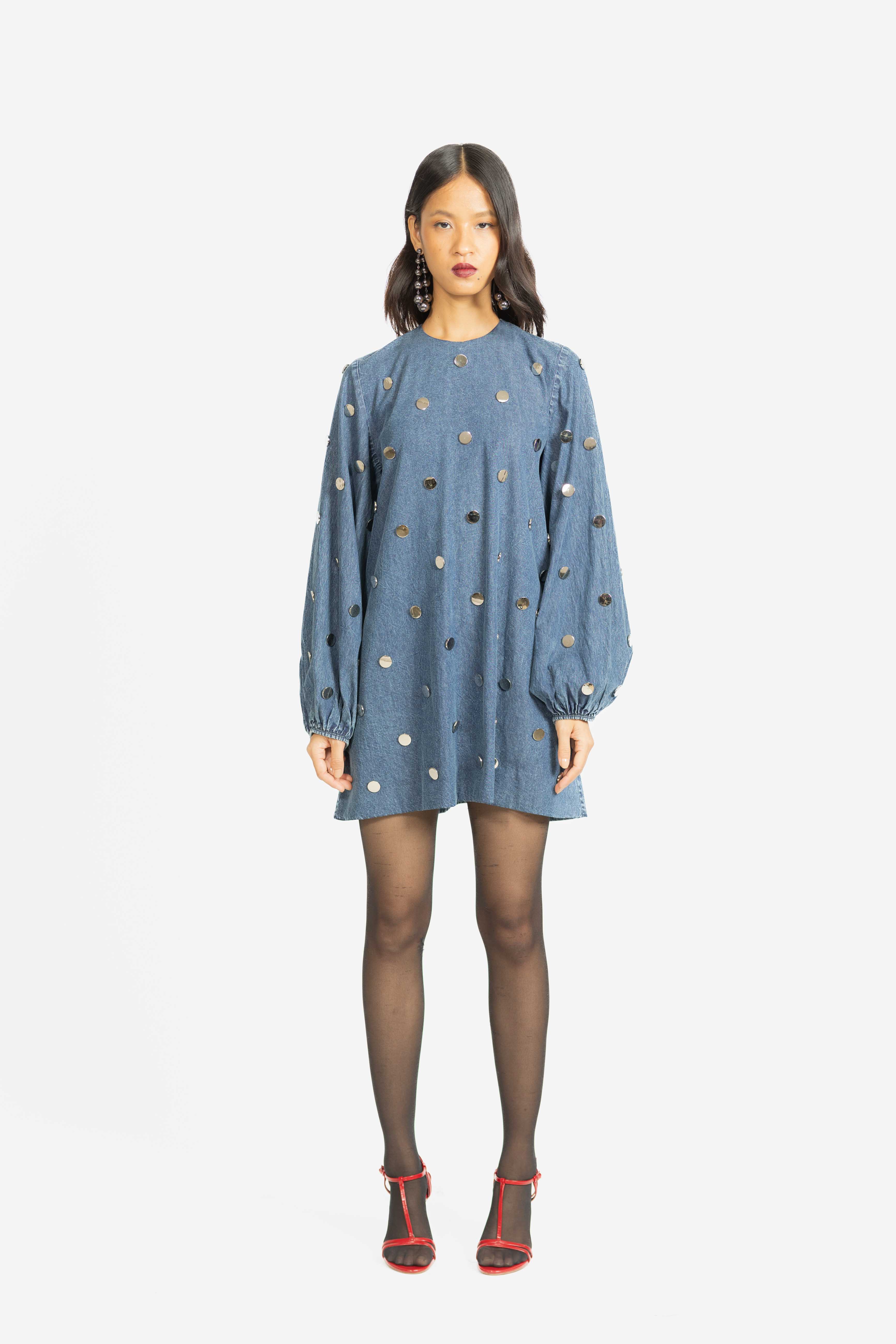lovebirds denim dress Calvina – Studio Two princesses wearing beautiful and polished — all size-womens-clothing_8 Color:Brandied Melon