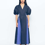Siam Linen Dress - Navy