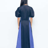 Siam Linen Dress - Navy