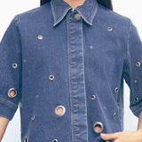 Guilia Rivetted Denim Shirt