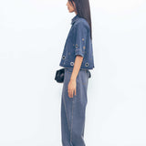 Guilia Rivetted Denim Shirt