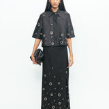 Guilia Rivetted Shirt - Black