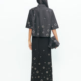 Guilia Rivetted Shirt - Black