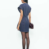 Focal Denim Dress