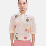 Poppy Top - Ivory