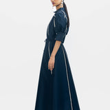 Guilded Dress - Navy - SALE