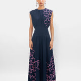 Caelis Dress - Navy