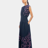 Caelis Dress - Navy