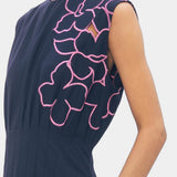 Caelis Dress - Navy