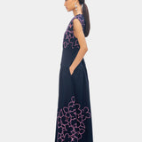 Caelis Dress - Navy