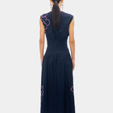 Caelis Dress - Navy