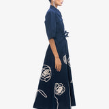Jardin Dress - Navy