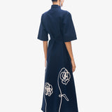 Jardin Dress - Navy