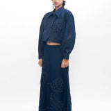 Bloom Denim Skirt