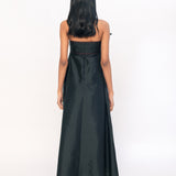 Honey Comb Embroidered Dress - Red