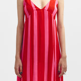 Keira Organza Dress Set - Red