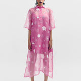 Mono Daisy Dress - Pink