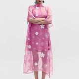 Mono Daisy Dress - Pink