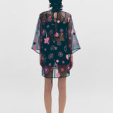 Katya Embroidered Dress - Black