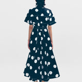 Macau Dress - Black & Ivory