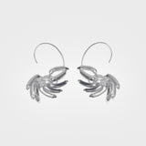 Banana Dangler Earcuffs - Silver