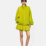 Utility Bomber Jacket - Lime