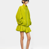 Utility Bomber Jacket - Lime