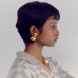 Circle of Life Earrings - Gold