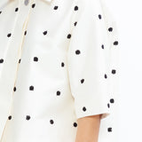 Guilia Sequin Shirt - Ivory