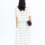 Guilia Sequin Skirt - Ivory