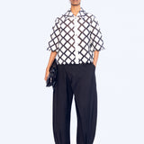 Lozenge Shirt- Ivory