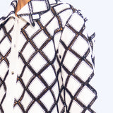 Lozenge Shirt- Ivory