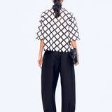 Lozenge Shirt- Ivory