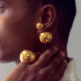 Circle of Life Earrings - Gold