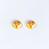 Concave Earrings Large - Gold (RTS)