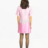 Katya Embroidered Dress - Pink
