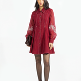 Effulgent Dress - Ruby Red