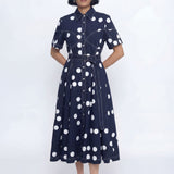 Macau Dress - Navy - SALE
