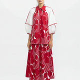 Virgina Floral Shirt - Red - SALE