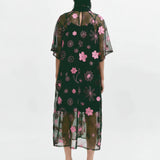 Mono Daisy Dress - SALE