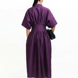 Oslo Dress - Wine - SALE