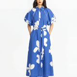 Simone Dress- Blue - SALE