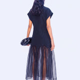 Fantasia Dress - Navy