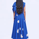 Lunu Embellished Dress - Blue