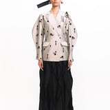 Lamar Sequins Blazer - Silver