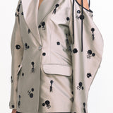 Lamar Sequins Blazer - Silver