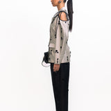 Lamar Sequins Blazer - Silver