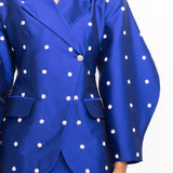 Lamar Sequins Blazer - Cerulean Blue