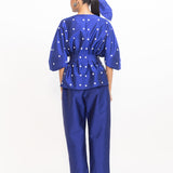 Jennifer Sequins Top - Cerulean Blue